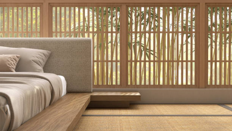 Persiana Bambu sob Medida Barueri - Persiana de Bambu Horizontal