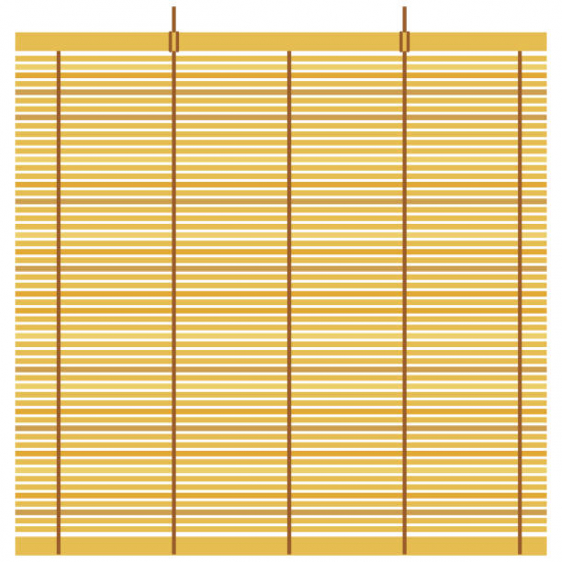 Persiana Bambu Valor Arco-Íris - Persiana Horizontal de Bambu